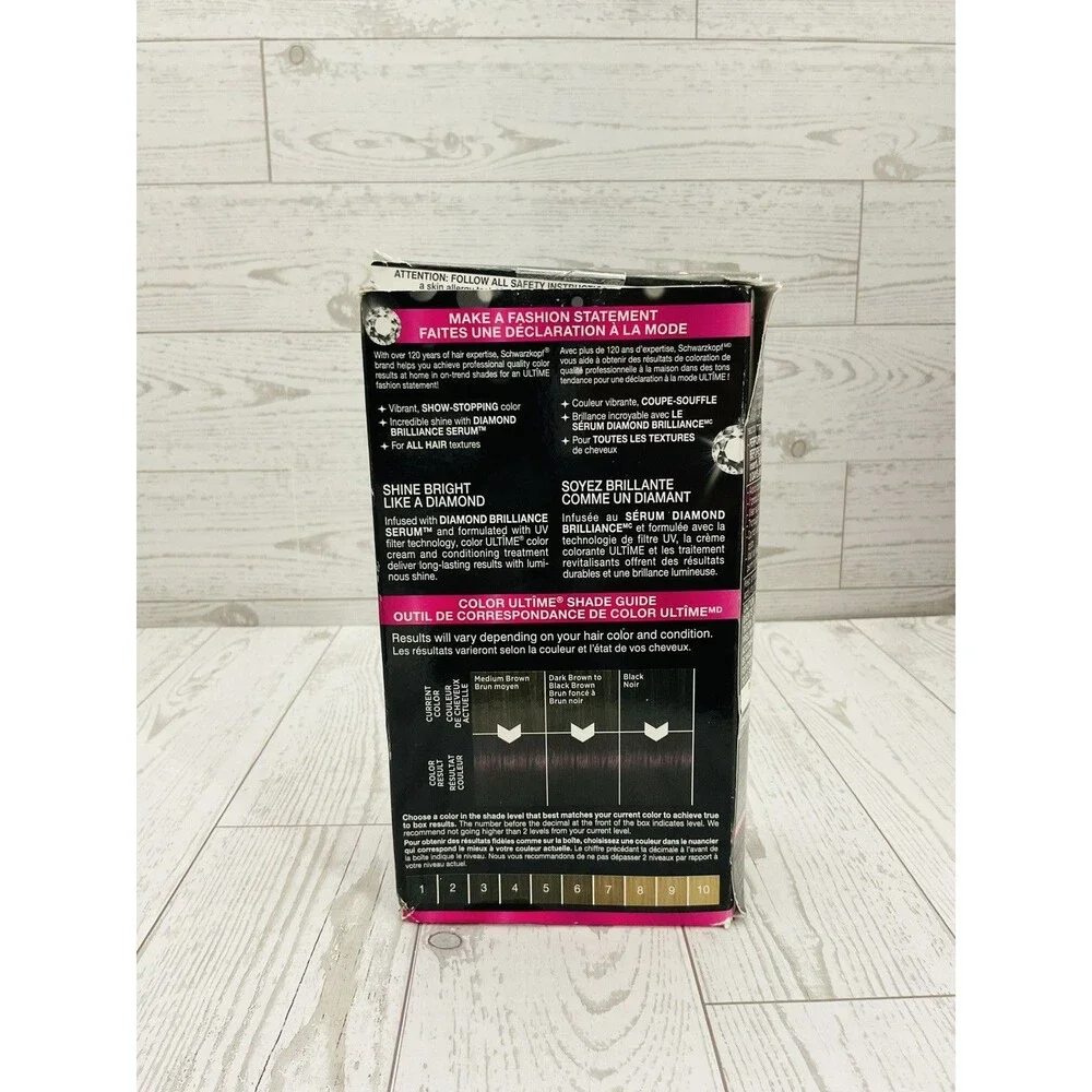 Schwarzkopf Color Ultime Permanent Hair Color 1.3 Black Cherry